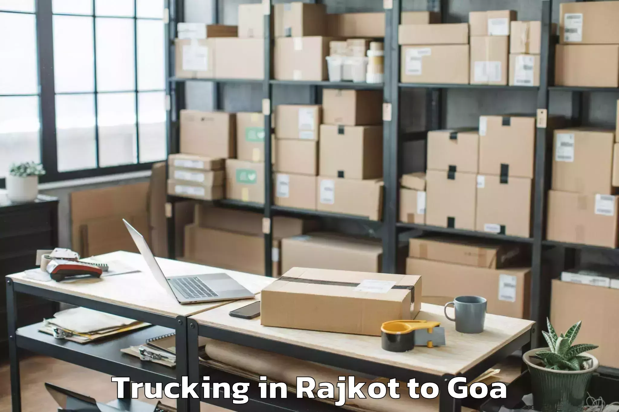 Book Rajkot to Goa University Trucking Online